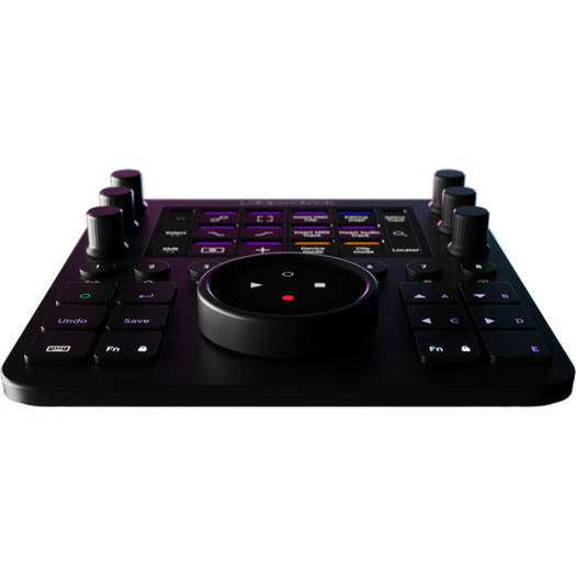 Loupedeck CT Custom Editing Console, For Photo Video Music and Design, USB & Bluetooth Connectivity, Create Custom Profiles / Workspaces, Major Editing Software Supported, Black | LDD-1903